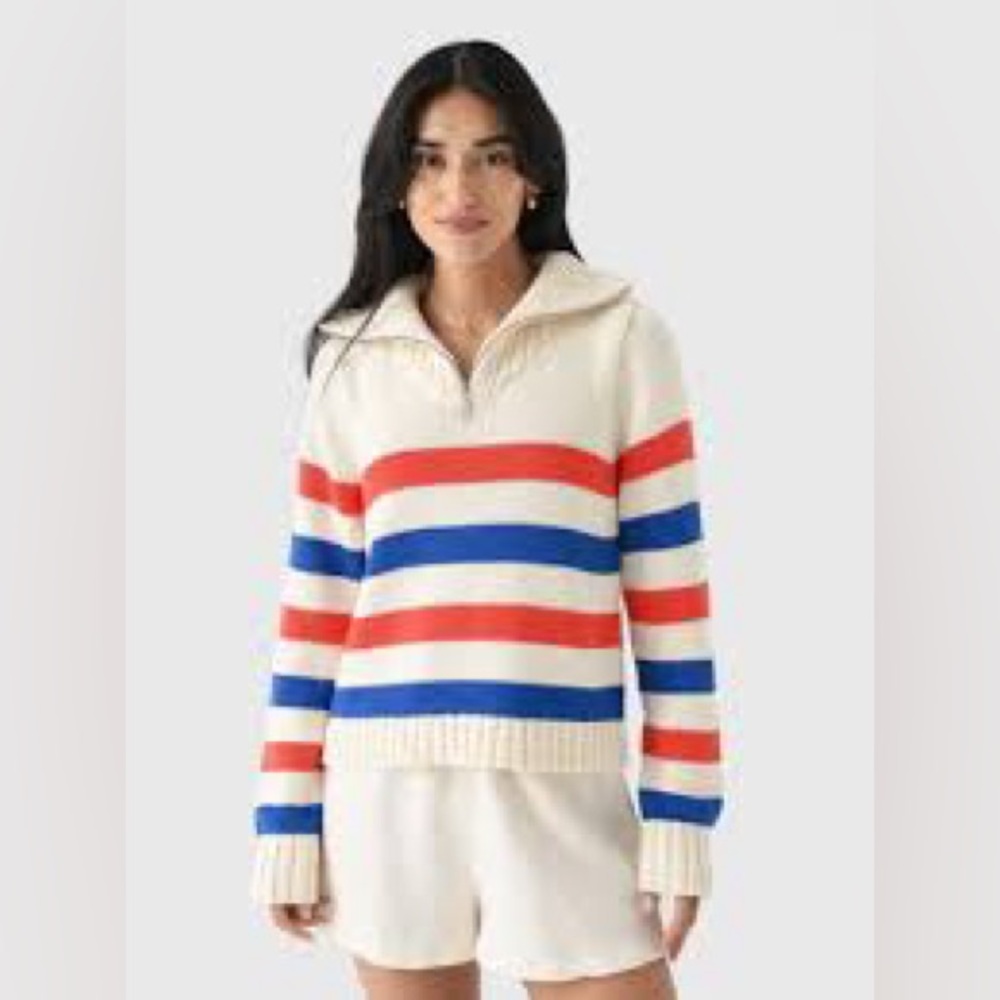Kule Matey Quarter Zip Sweater
